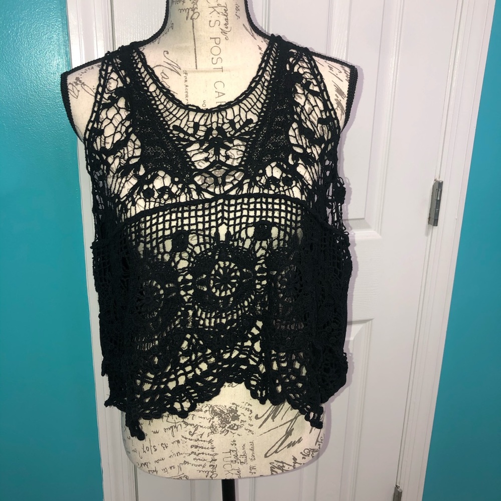 Lace Front Muscle Tank